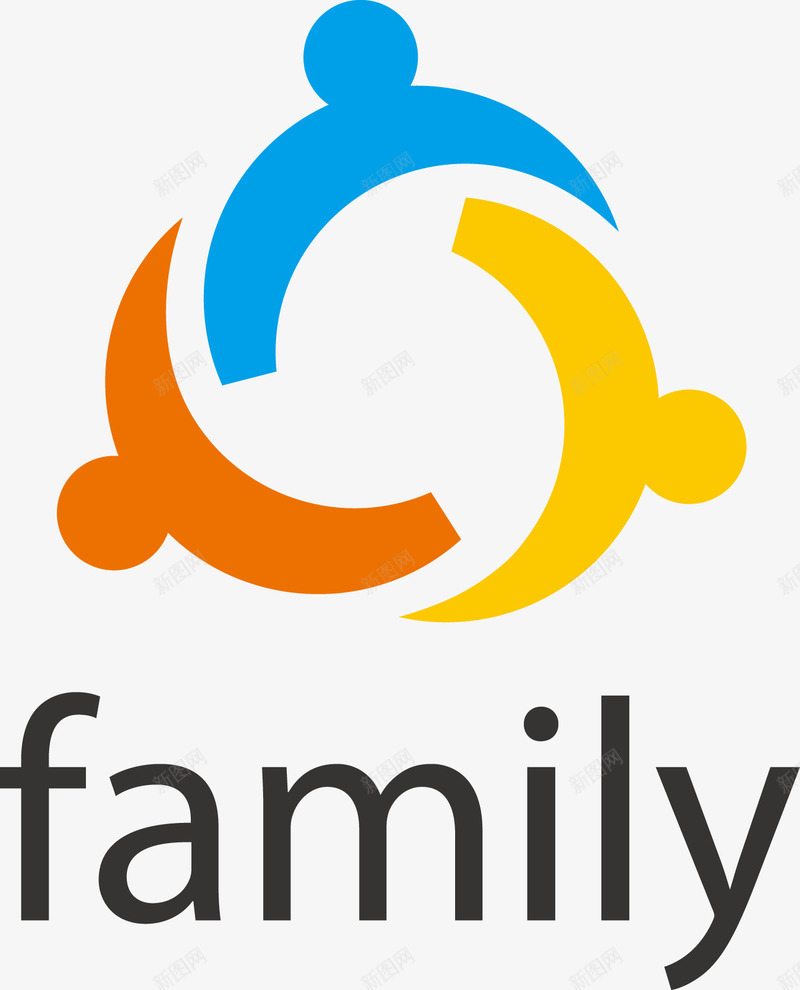 family标志png免抠素材_新图网 https://ixintu.com PNG素材 家庭 标志