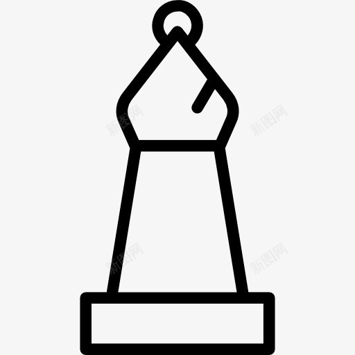 主教图标png_新图网 https://ixintu.com 主教 主教的轮廓 棋子 象棋 象棋棋子 象棋游戏 运动和比赛