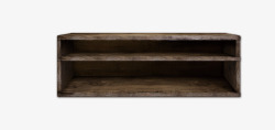中式木头柜子木头矮柜高清图片