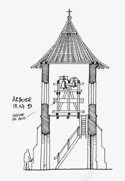 建筑速写素材