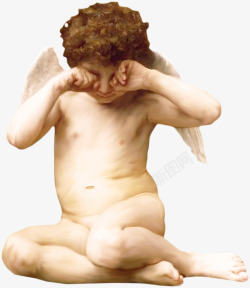 委屈的天使漂亮天使小孩高清图片