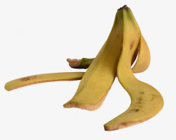 剥开的香蕉皮素材