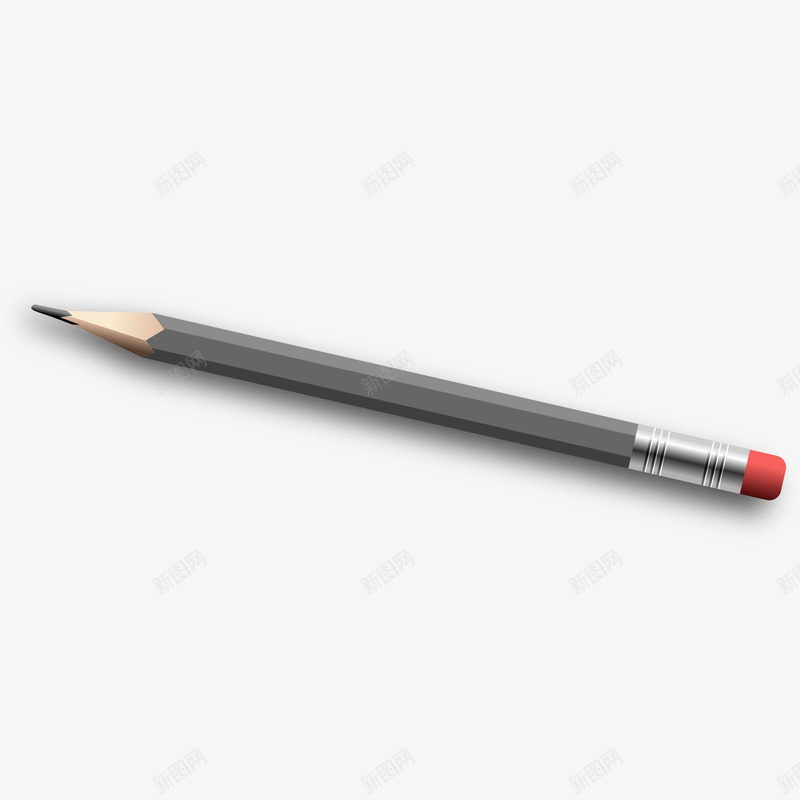 卡通3D立体铅笔png免抠素材_新图网 https://ixintu.com 卡通铅笔 学习文具 手绘铅笔 立体铅笔 铅笔 黑色铅笔