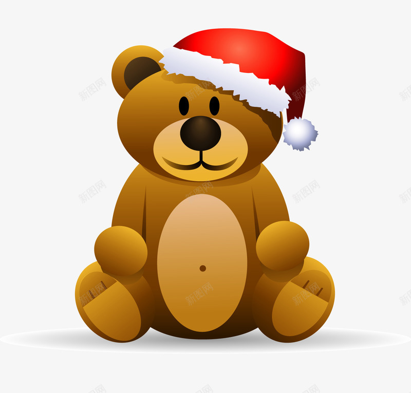 圣诞熊布娃娃png免抠素材_新图网 https://ixintu.com 卡通熊 圣诞礼物 布娃娃 矢量圣诞礼物 矢量素材