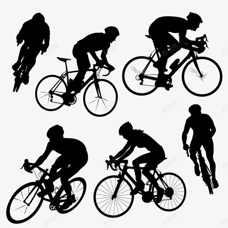 自行车运动员png免抠素材_新图网 https://ixintu.com 体育运动 自行车运动员 足球运动