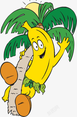卡通香蕉形象素材