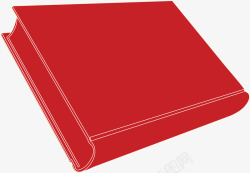 红色书皮开学季红色书皮文具高清图片