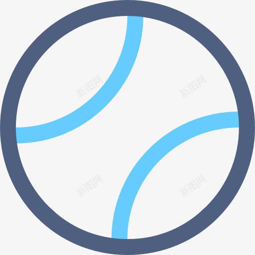 网球图标png_新图网 https://ixintu.com 乒乓球 体育 体育运动和比赛球 网球