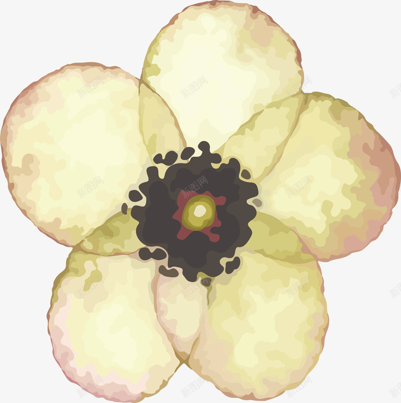花朵花朵花卉矢量图ai免抠素材_新图网 https://ixintu.com 油画 粉色花朵 背景花朵 花朵花卉下载 花边 鲜艳 矢量图