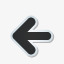 箭头左贴纸超级单贴图标png_新图网 https://ixintu.com Arrow left sticker 左 箭头 贴纸