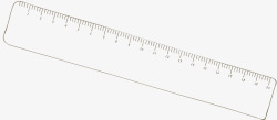 白色的尺子尺高清图片