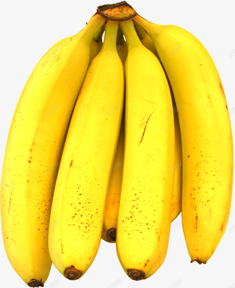 一把熟透的香蕉png免抠素材_新图网 https://ixintu.com 新鲜 水果 熟透 香蕉 黄色