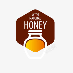 扁平化蜂蜜黄油装饰卡通装饰扁平化蜂蜜黄油矢量图高清图片