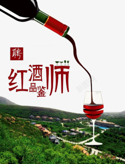 酒师红酒品鉴师高清图片