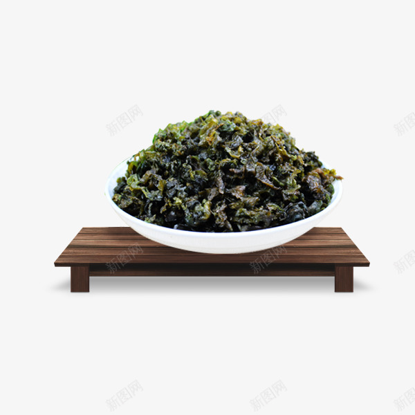 野生地皮菜png免抠素材_新图网 https://ixintu.com 木头 白色 绿色 食物