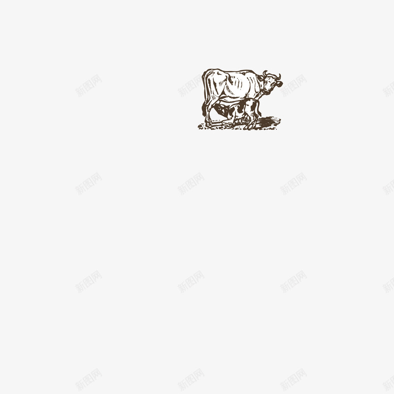 奶牛版绘牧场动物png免抠素材_新图网 https://ixintu.com 奶牛 版绘 牧场动物 美式贴纸