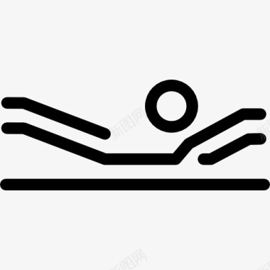坚持游泳的人图标图标