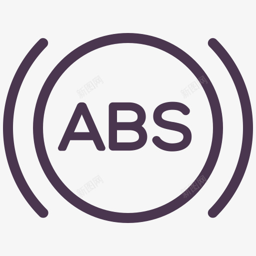 ABS报警制动器服务标志信号警图标png_新图网 https://ixintu.com ABS Abs alarm brakes service sign signal warning 信号 制动器 报警 服务 标志 警告