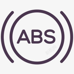 报警警告ABS报警制动器服务标志信号警图标高清图片