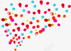 彩色开业气球装饰素材