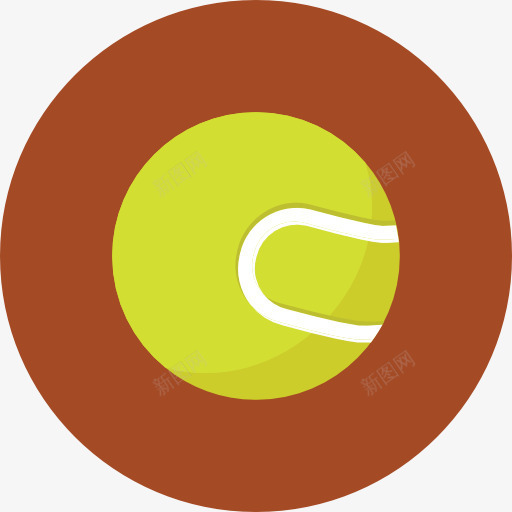 网球图标png_新图网 https://ixintu.com 乒乓球 体育 体育运动和比赛球 网球