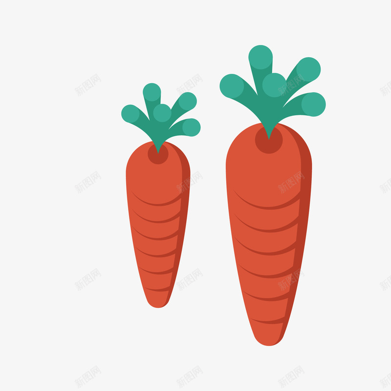 红色萝卜png免抠素材_新图网 https://ixintu.com 树叶 植物 渐变 红色 纹理 线稿 自然 萝卜