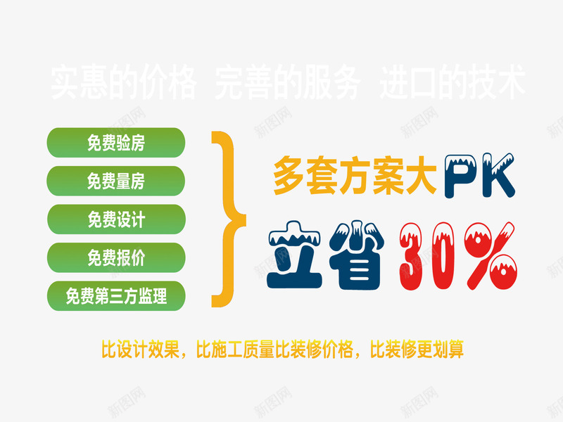 服务png免抠素材_新图网 https://ixintu.com 字体 广告 方案