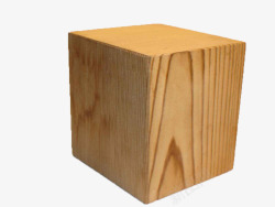 实心碳化木凳子素材