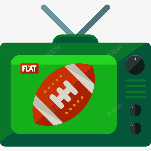电视图标png_新图网 https://ixintu.com 体育和竞争 比赛 游戏 电视 美式足球 运动 通信