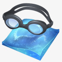 goggles游泳的图标高清图片