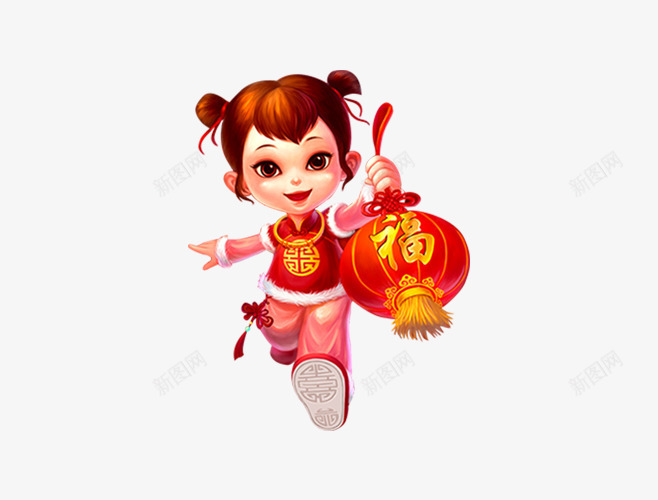 手绘中国风小娃娃png免抠素材_新图网 https://ixintu.com 中国风 中国风素材 卡通人物 卡通小孩 手绘 手绘人物 手绘素材