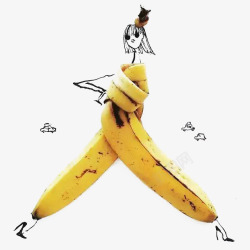 创意香蕉片素材创意香蕉片高清图片