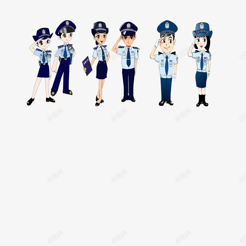 敬礼的警察为人民服务png免抠素材_新图网 https://ixintu.com 军人敬礼 敬礼的警察为人民服务