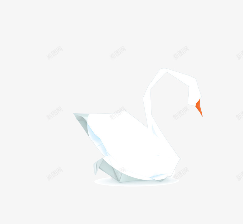 白色折纸艺术天鹅png免抠素材_新图网 https://ixintu.com 天鹅 折纸艺术 白色天鹅 矢量天鹅