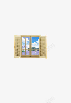 棱角分明精美的窗户高清图片