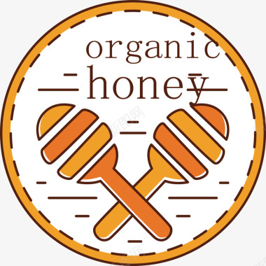 蜂蜜logo矢量图图标图标