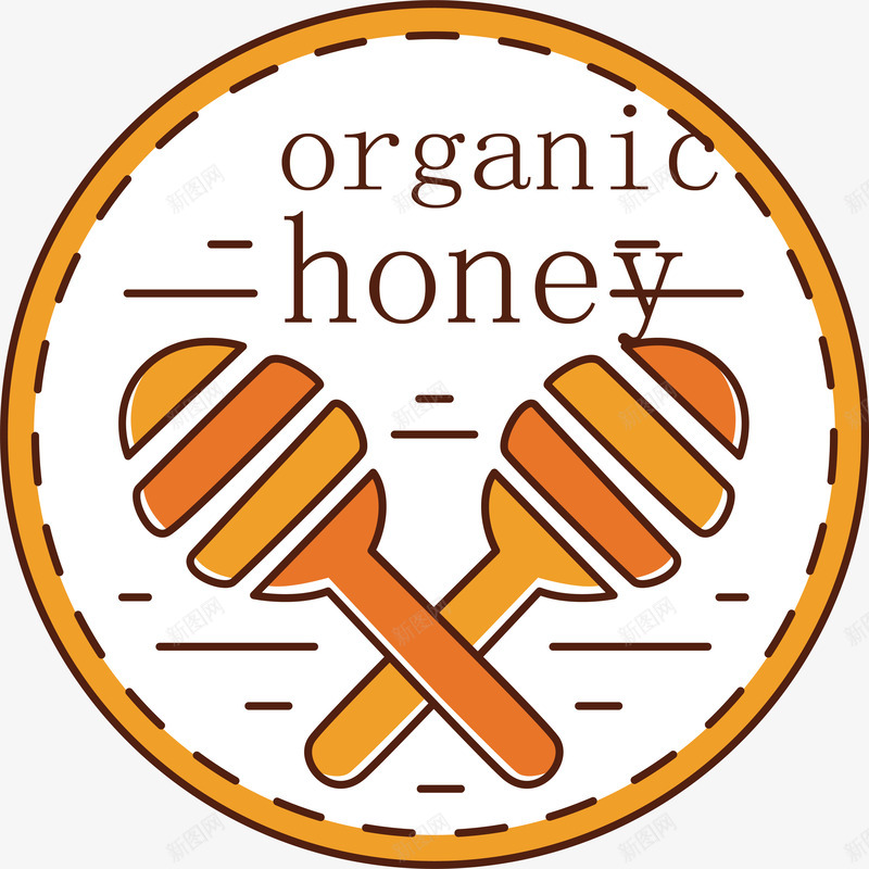 蜂蜜logo矢量图图标ai_新图网 https://ixintu.com 养殖 创意 商业 精美蜂蜜 蜂蜜 蜂蜜logo 矢量图