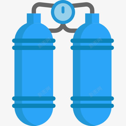 氧图标png_新图网 https://ixintu.com 体育比赛 储气罐 杂 氧气 氧气罐 潜水 运动用具