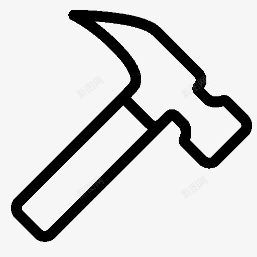 HouseholdHammerIcon图标png_新图网 https://ixintu.com hammer household ladder roof 家庭 屋顶 梯 锤