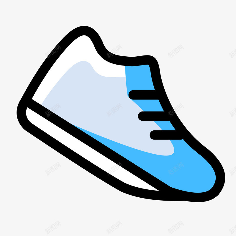 蓝色手绘圆弧跑步元素矢量图图标eps_新图网 https://ixintu.com 体育 健身 卡通图标 圆弧 手绘 矢量图 线稿 蓝色 跑步 跑步logo 运动