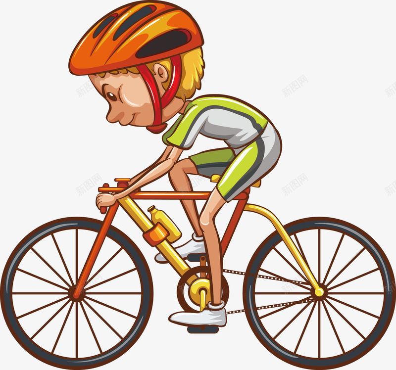 青年自行车比赛png免抠素材_新图网 https://ixintu.com 决赛 比赛 激动 锻炼 青年