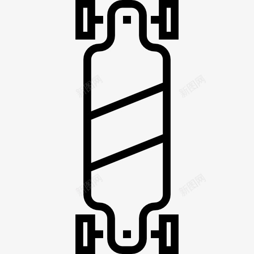 滑板图标png_新图网 https://ixintu.com 体育 多项运动 探险 滑冰 滑板 车轮 运动和比赛