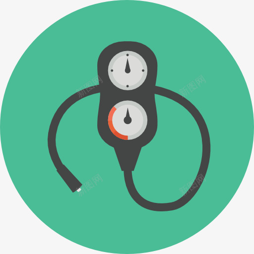 Sphygmomanometer图标png_新图网 https://ixintu.com 体育竞赛 医疗 压力计 血压计