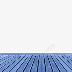 蓝色木头木台高清图片
