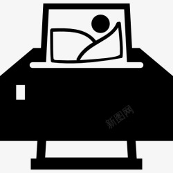 海德堡印刷机打印一张印刷机中图标高清图片