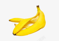 一个香蕉一个香蕉皮高清图片