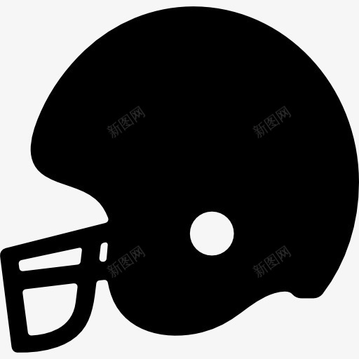 橄榄球头盔图标png_新图网 https://ixintu.com 体育 保护 头盔 美式足球 装备 足球 运动