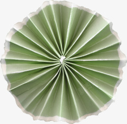 绿色折纸花朵素材