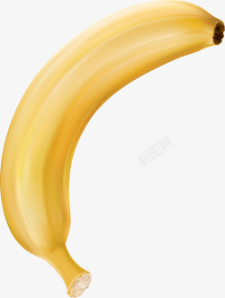 黄色清新香蕉素材