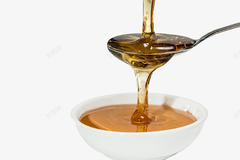 蜂蜜和勺子png免抠素材_新图网 https://ixintu.com 勺子 土蜂蜜 小碟子 甜食 蜂蜜 黄色